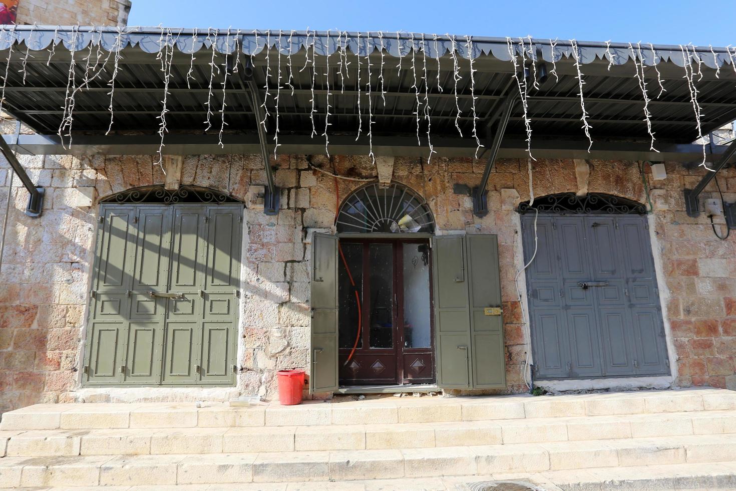 Acre Israel June 17, 2021 A door is an opening in a wall for entering and exiting a building. photo