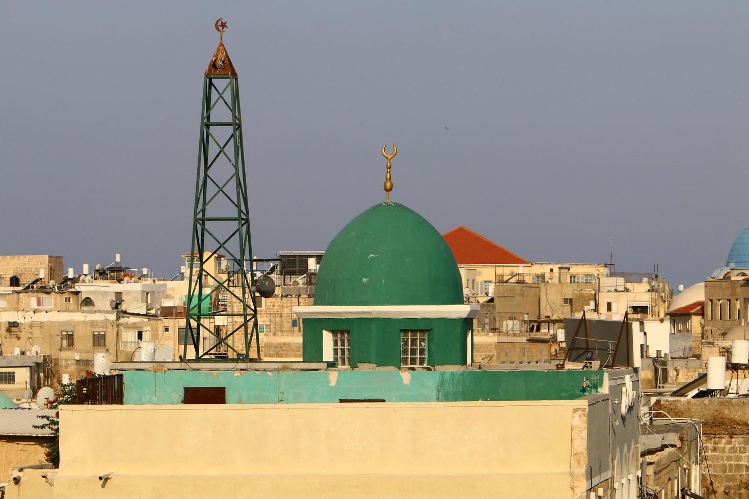 Acre Israel January 18, 2020. The ancient port city of Akko in northwestern Israel on the Mediterranean Sea. photo