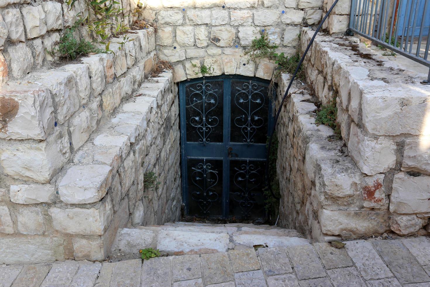 Acre Israel June 17, 2021 A door is an opening in a wall for entering and exiting a building. photo
