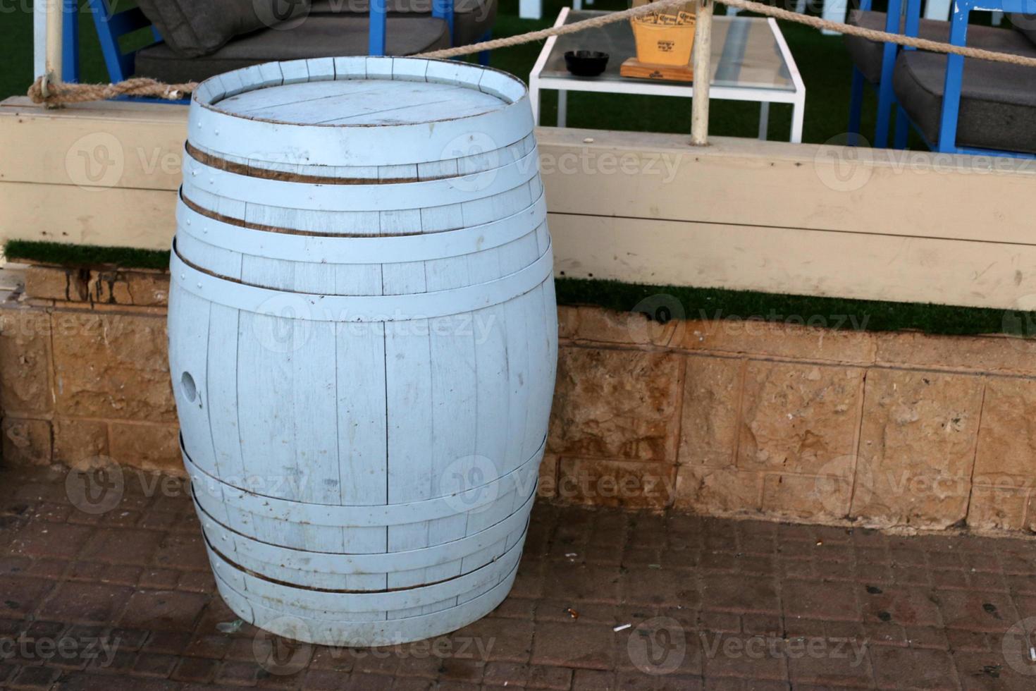 New use of an old barrel. photo