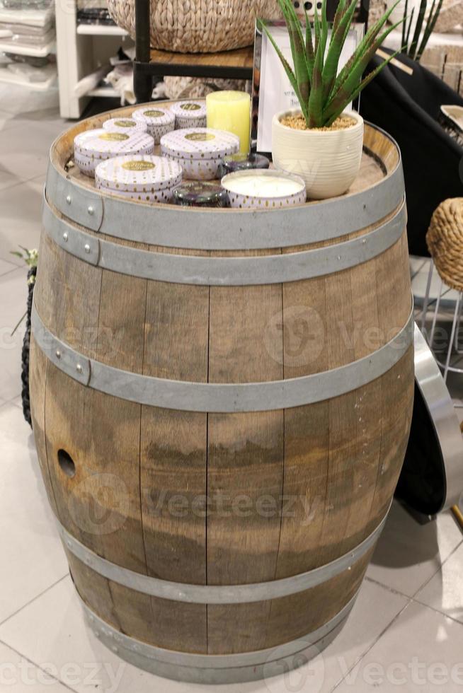 New use of an old barrel. photo