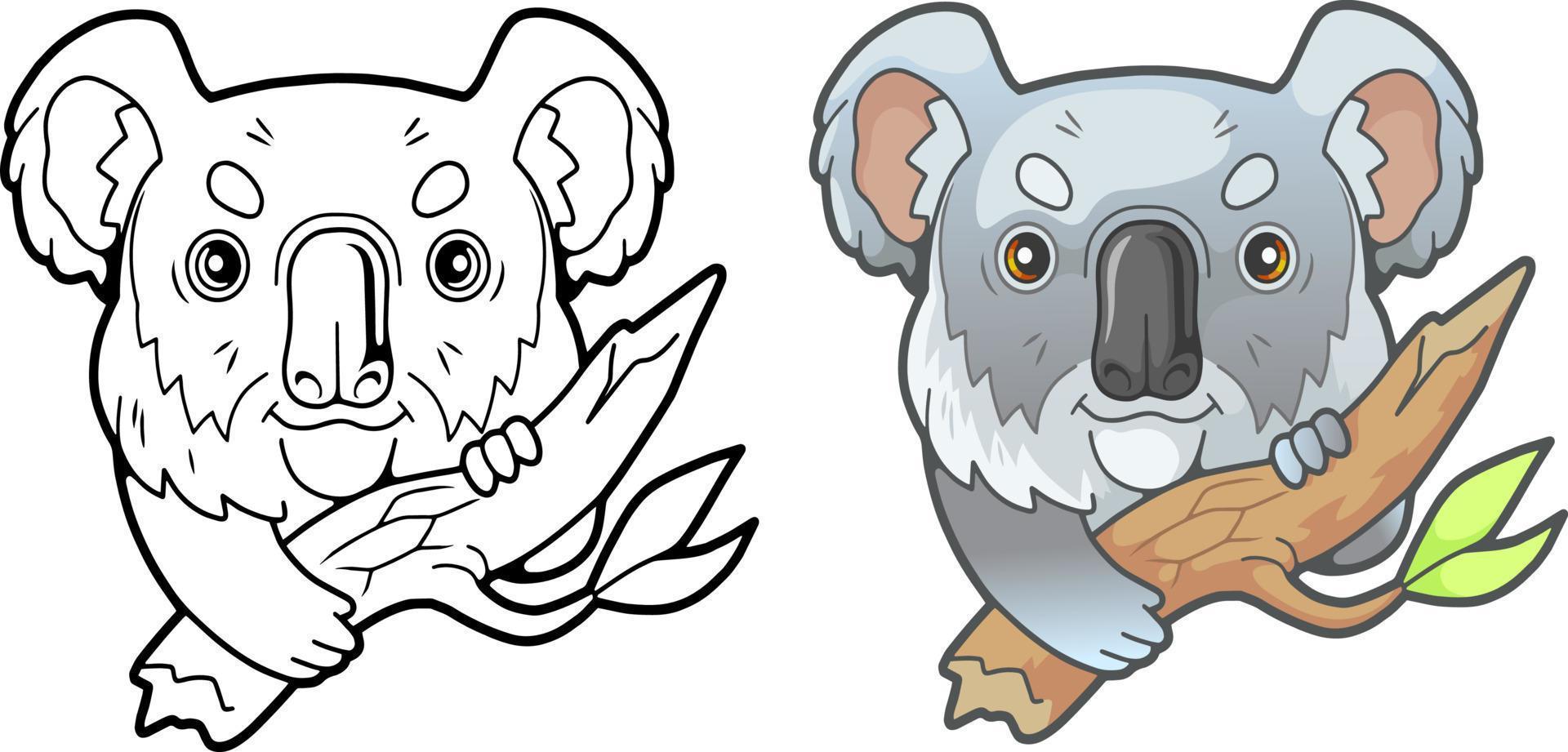 lindo pequeño koala vector