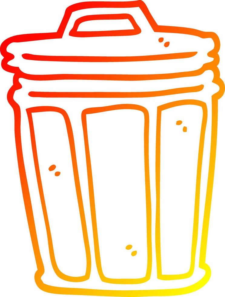 warm gradient line drawing cartoon trash can 10613211 Vector Art at Vecteezy warm gradient line drawing cartoon trash can 10613211 Vector Art at Vecteezy