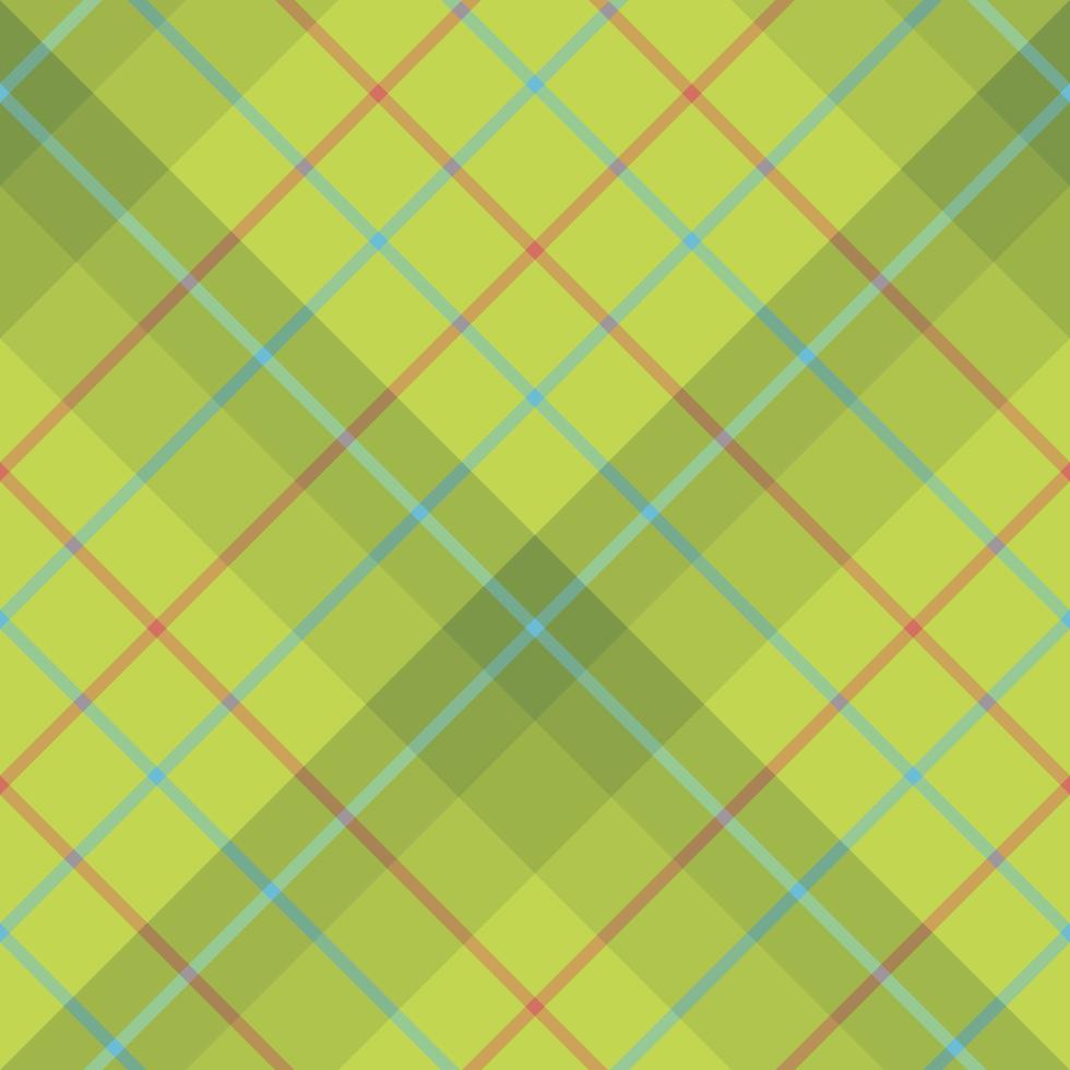 patrón impecable en colores verde lima, azul y rojo para tela escocesa, tela, textil, ropa, mantel y otras cosas. imagen vectorial 2 vector