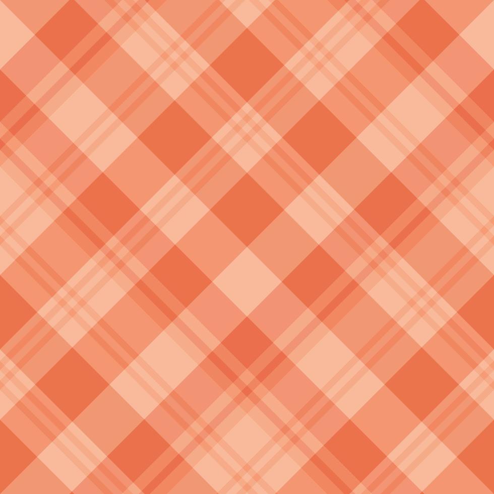 Seamless pattern in lovely bright light and dark orange colors for plaid, fabric, textile, clothes, tablecloth and other things. Vector image.