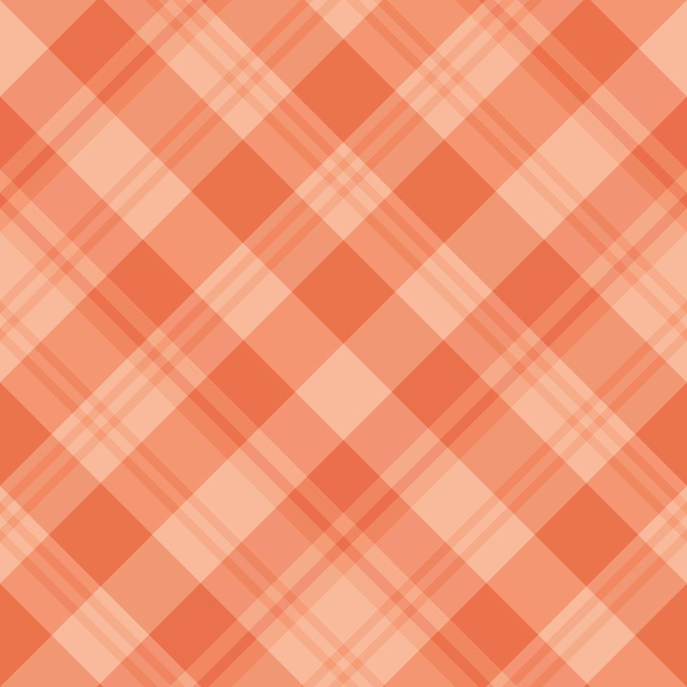 Seamless pattern in lovely bright light and dark orange colors for plaid, fabric, textile, clothes, tablecloth and other things. Vector image.