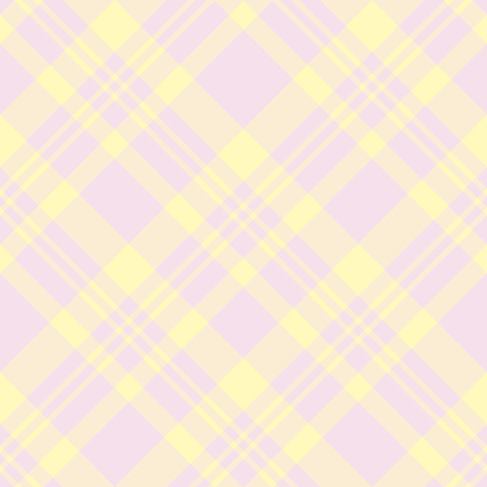 Seamless pattern in gentle light pink and yellow colors for plaid, fabric, textile, clothes, tablecloth and other things. Vector image. 2