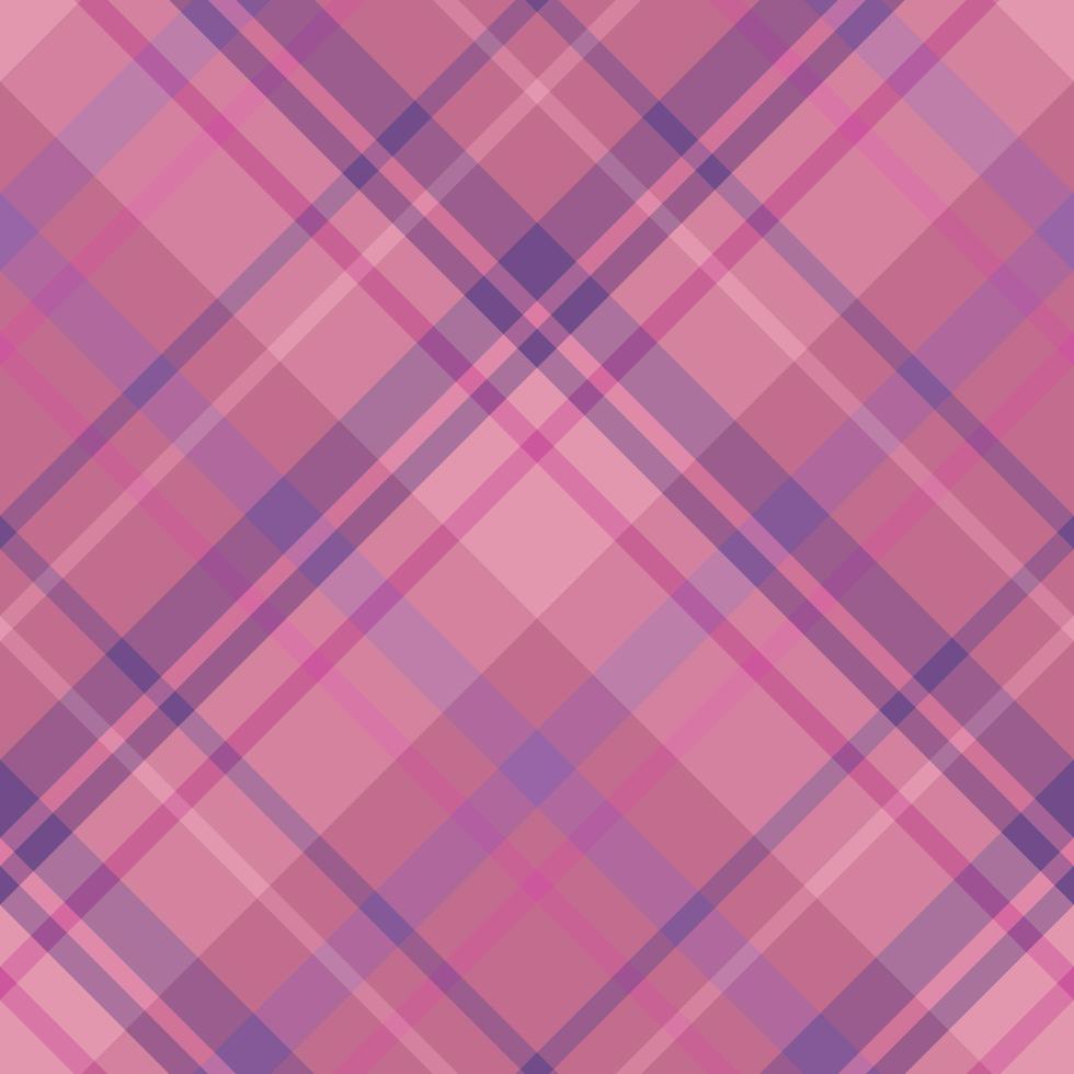 patrón impecable en interesantes colores rosa y violeta para tela escocesa, tela, textil, ropa, mantel y otras cosas. imagen vectorial 2 vector