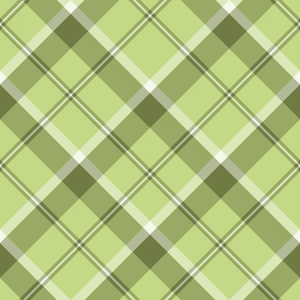 patrón sin costuras en finos colores verde claro y oscuro para tela escocesa, tela, textil, ropa, mantel y otras cosas. imagen vectorial 2 vector