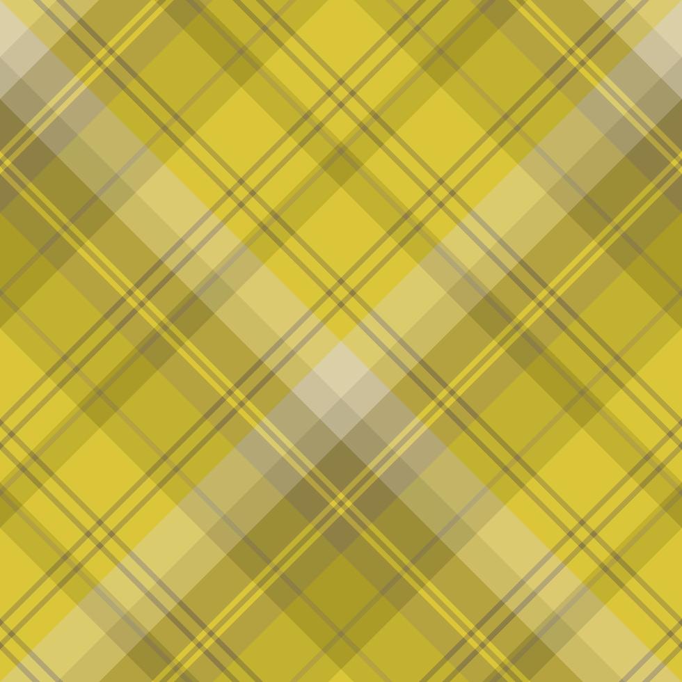 Seamless pattern in great autumn yellow  colors for plaid, fabric, textile, clothes, tablecloth and other things. Vector image. 2