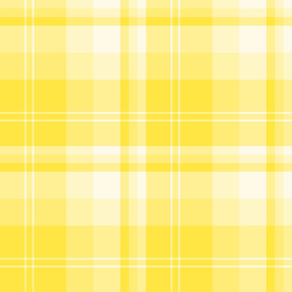 Seamless pattern in great bright yellow colors for plaid, fabric, textile, clothes, tablecloth and other things. Vector image.