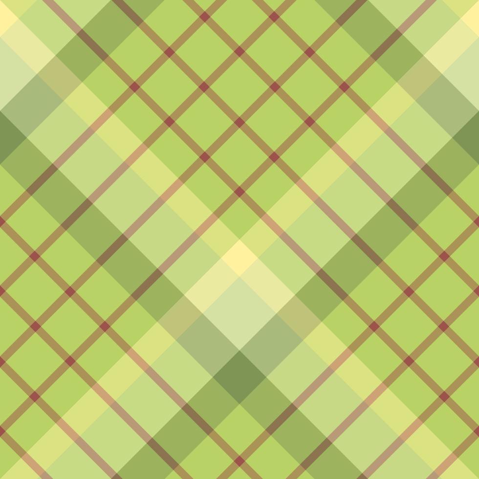 Seamless pattern in lime green and red colors for plaid, fabric, textile, clothes, tablecloth and other things. Vector image. 2