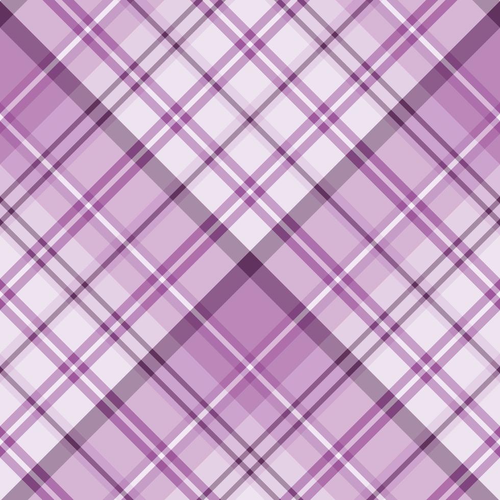 Seamless pattern in great cute cozy violet colors for plaid, fabric, textile, clothes, tablecloth and other things. Vector image. 2