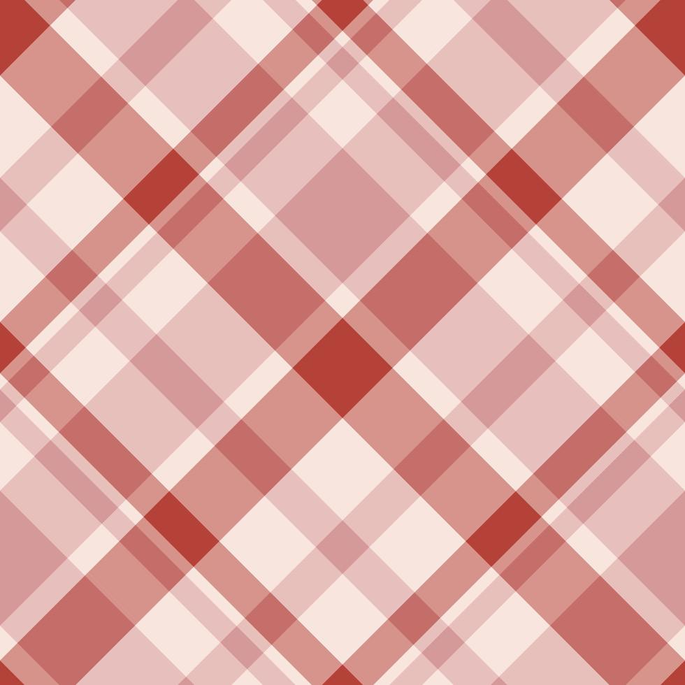 Seamless pattern in marvelous cozy pink and red colors for plaid, fabric, textile, clothes, tablecloth and other things. Vector image. 2