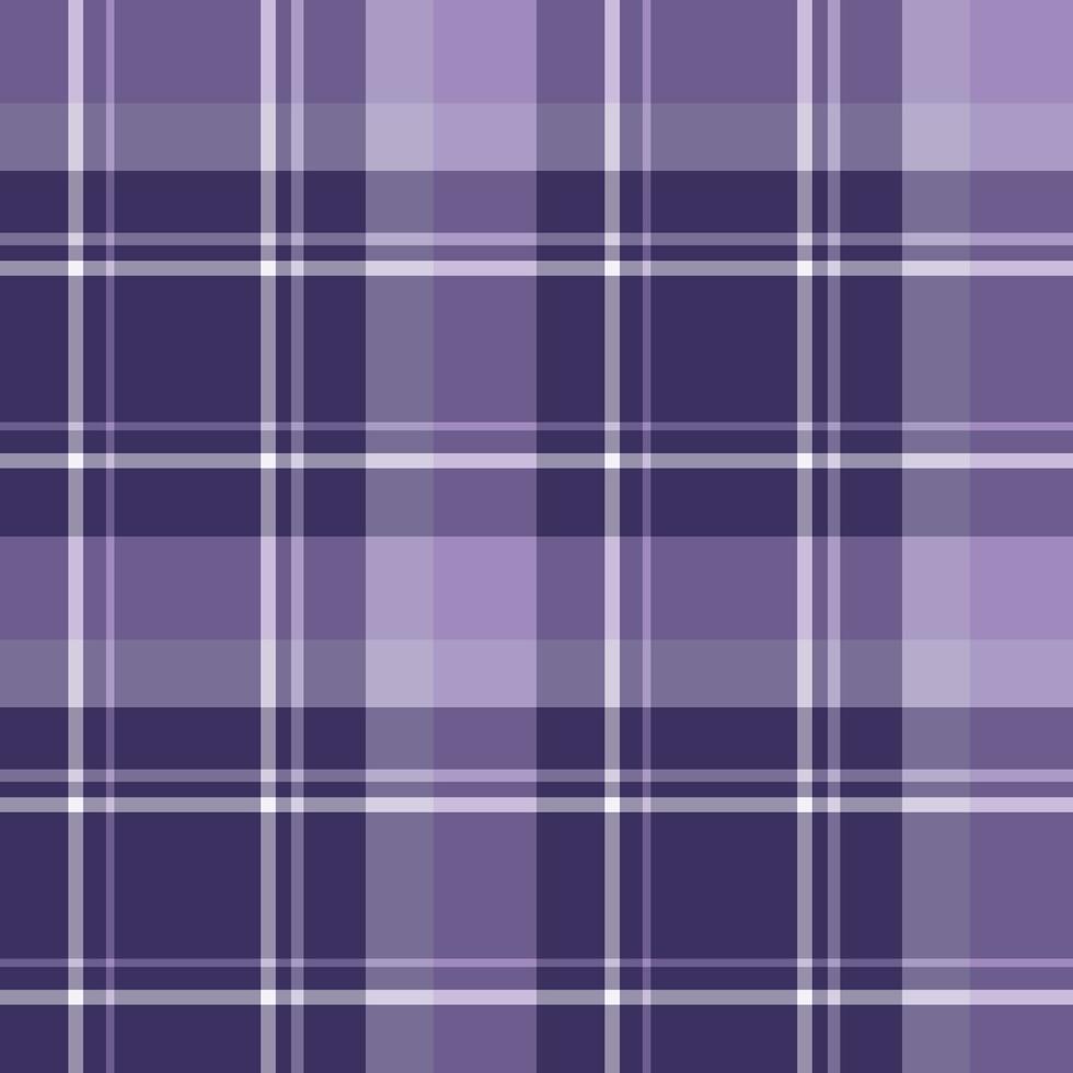 Seamless pattern in great light and dark violet and white  colors for plaid, fabric, textile, clothes, tablecloth and other things. Vector image.