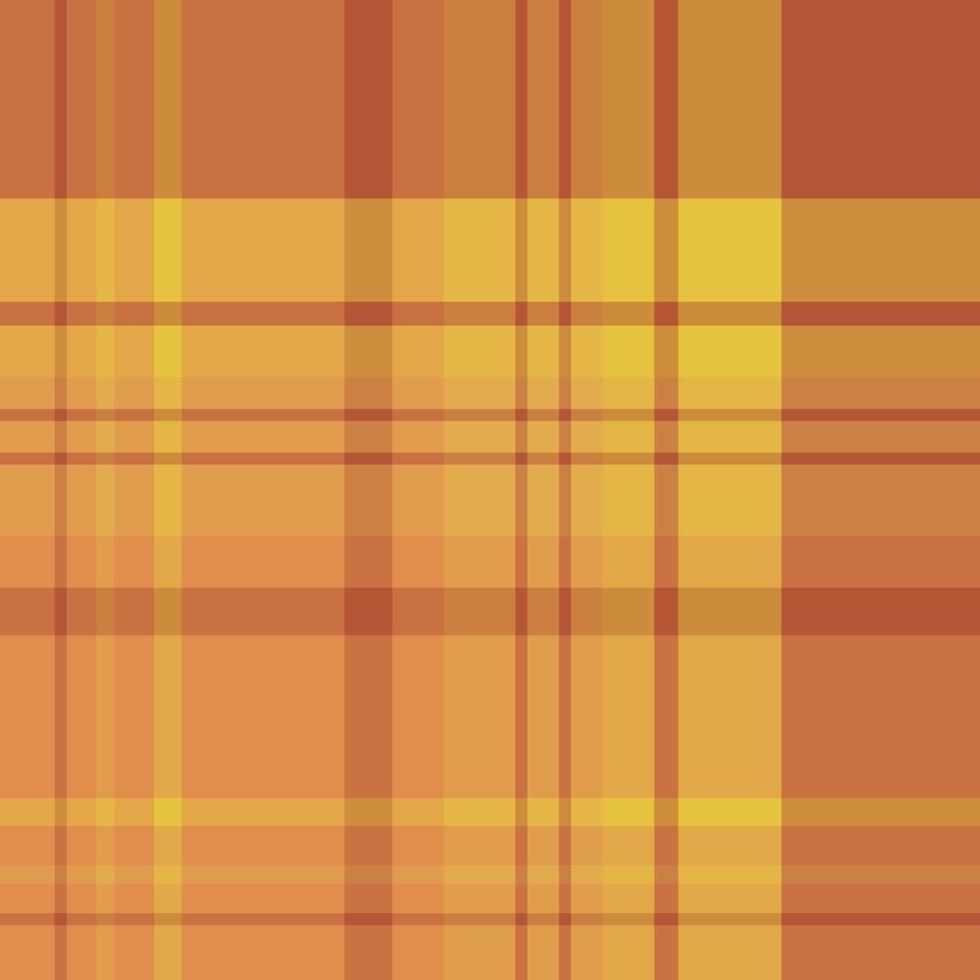 Seamless pattern in interesting positive orange and yellow colors for plaid, fabric, textile, clothes, tablecloth and other things. Vector image.