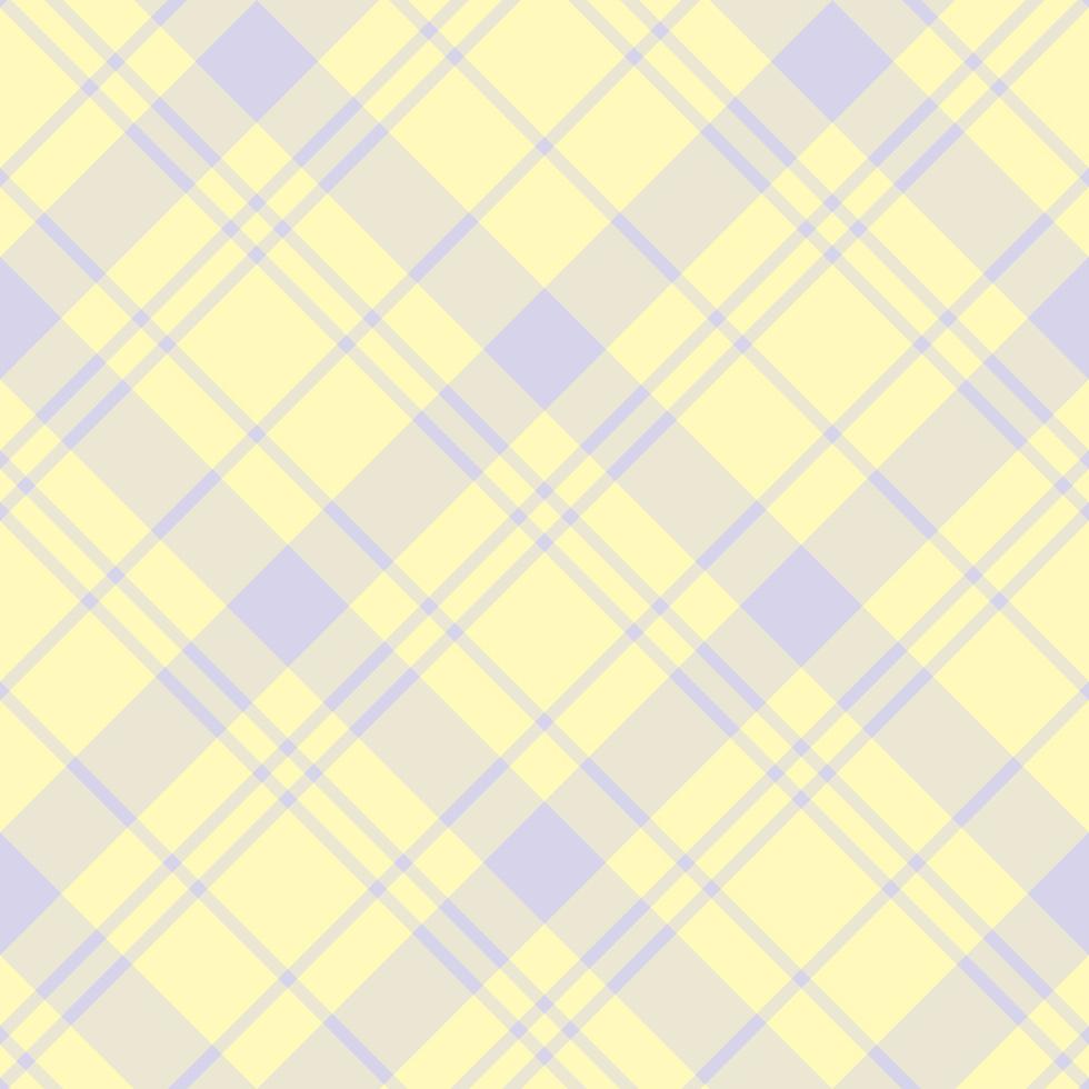 Seamless pattern in gentle light yellow and violet colors for plaid, fabric, textile, clothes, tablecloth and other things. Vector image. 2