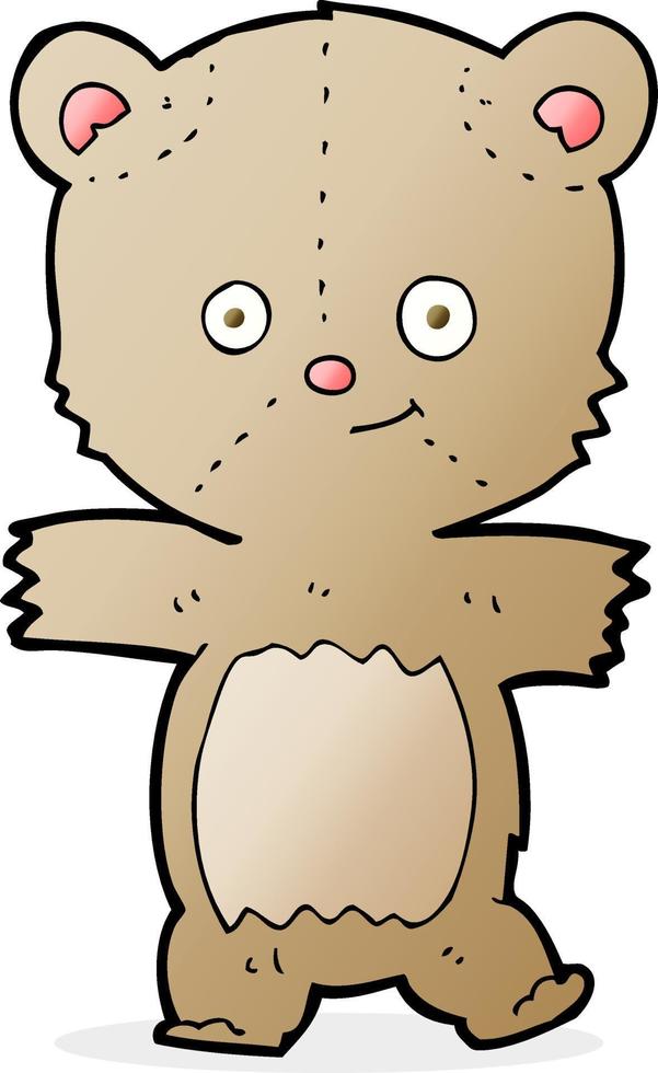 cartoon teddy bear vector