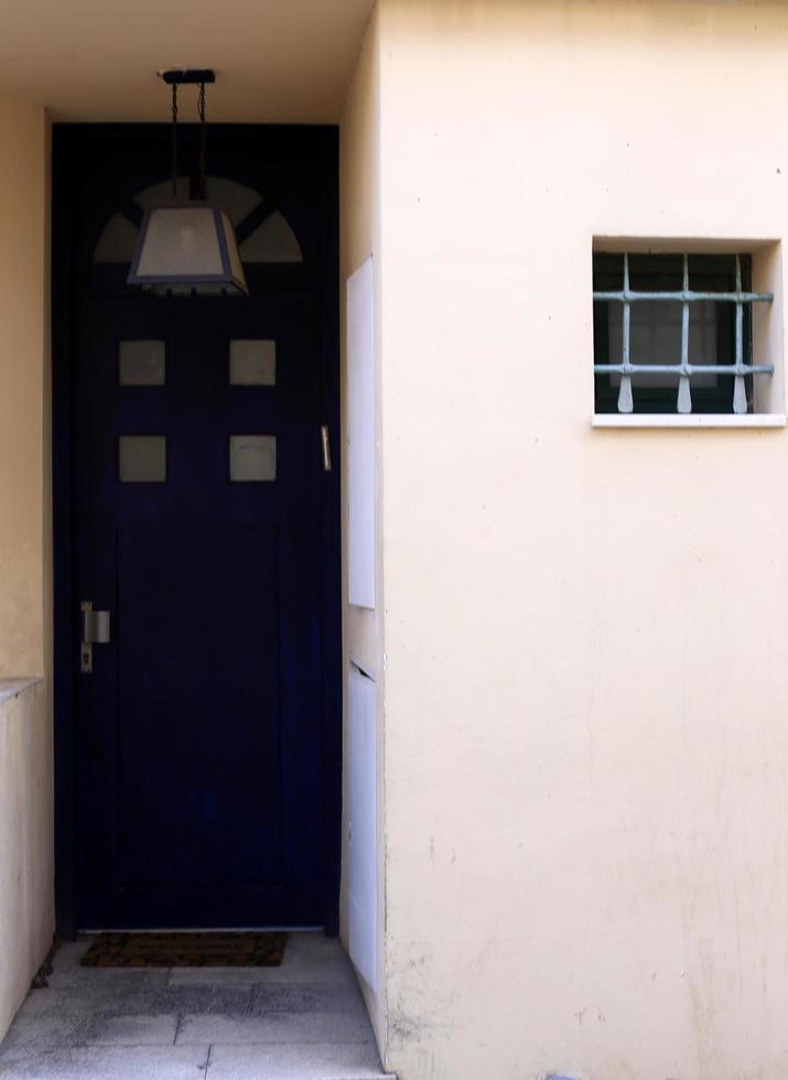 Nazareth Israel January 21, 2019. Entrance doors to the building and premises. photo