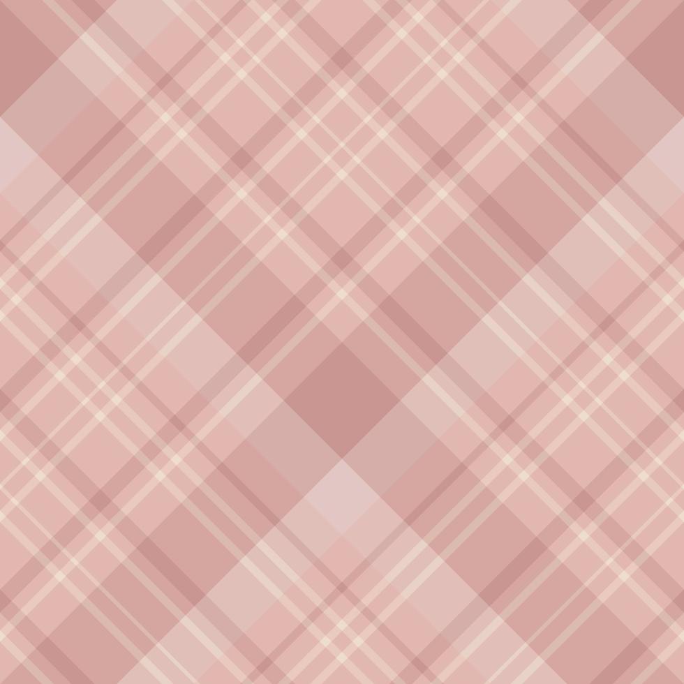 Seamless pattern in interesting discreet pink and beige colors for plaid, fabric, textile, clothes, tablecloth and other things. Vector image. 2