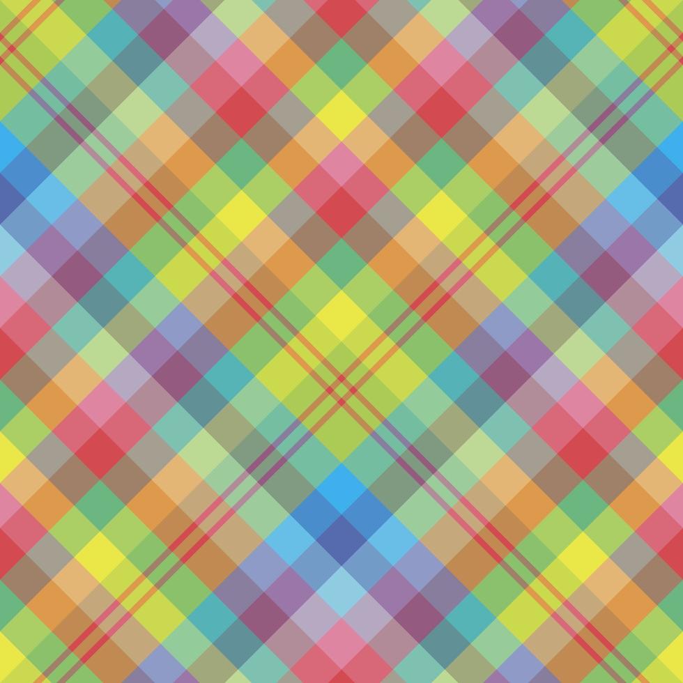 patrón impecable en grandes colores festivos para tela escocesa, tela, textil, ropa, mantel y otras cosas. imagen vectorial 2 vector