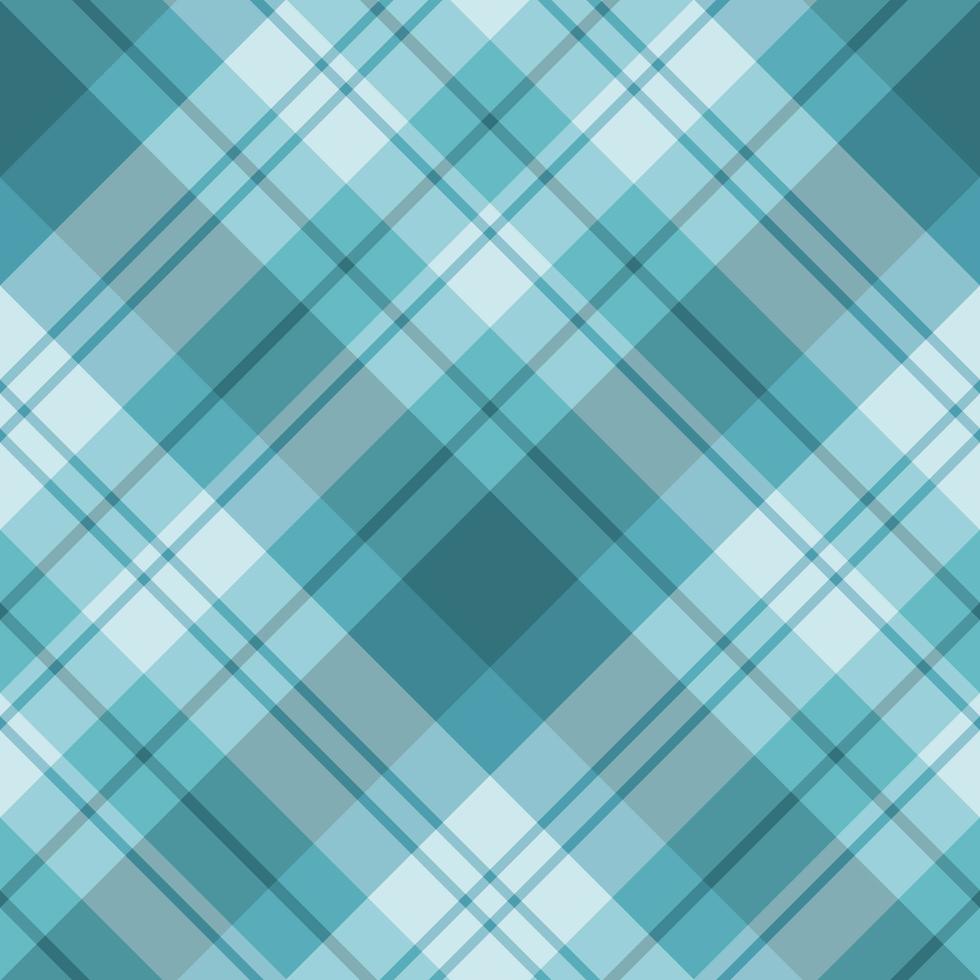 Seamless pattern in great beautiful water blue colors for plaid, fabric, textile, clothes, tablecloth and other things. Vector image. 2