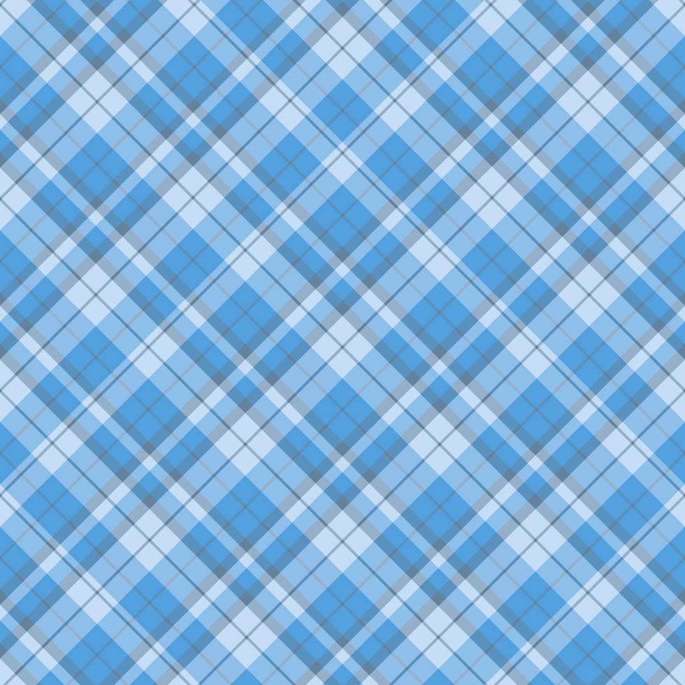 Seamless pattern in fine light and dark blue colors for plaid, fabric, textile, clothes, tablecloth and other things. Vector image. 2
