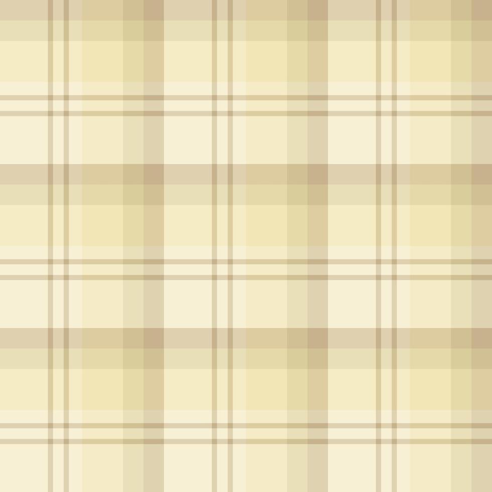 Seamless pattern in gentle beige colors for plaid, fabric, textile, clothes, tablecloth and other things. Vector image.