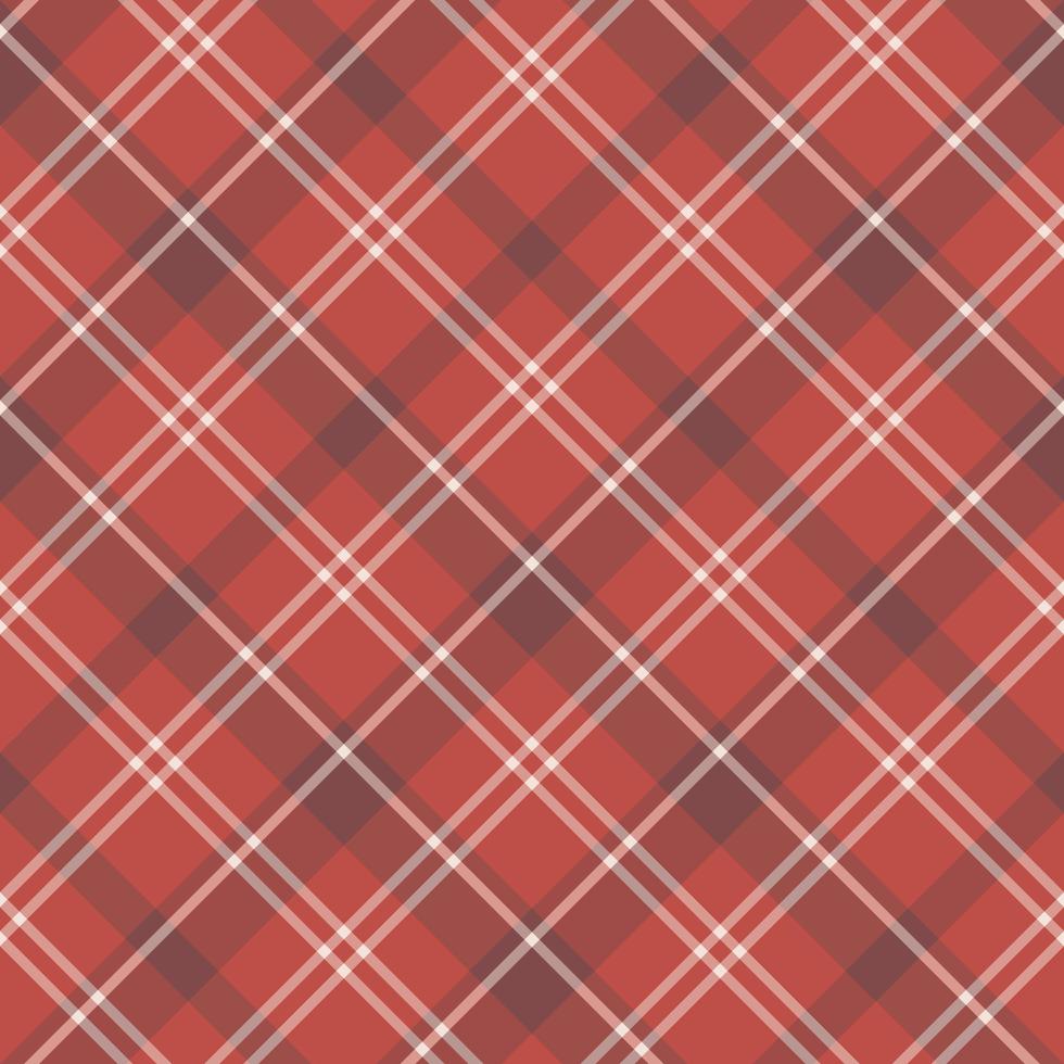 Seamless pattern in fine festive red colors for plaid, fabric, textile, clothes, tablecloth and other things. Vector image. 2