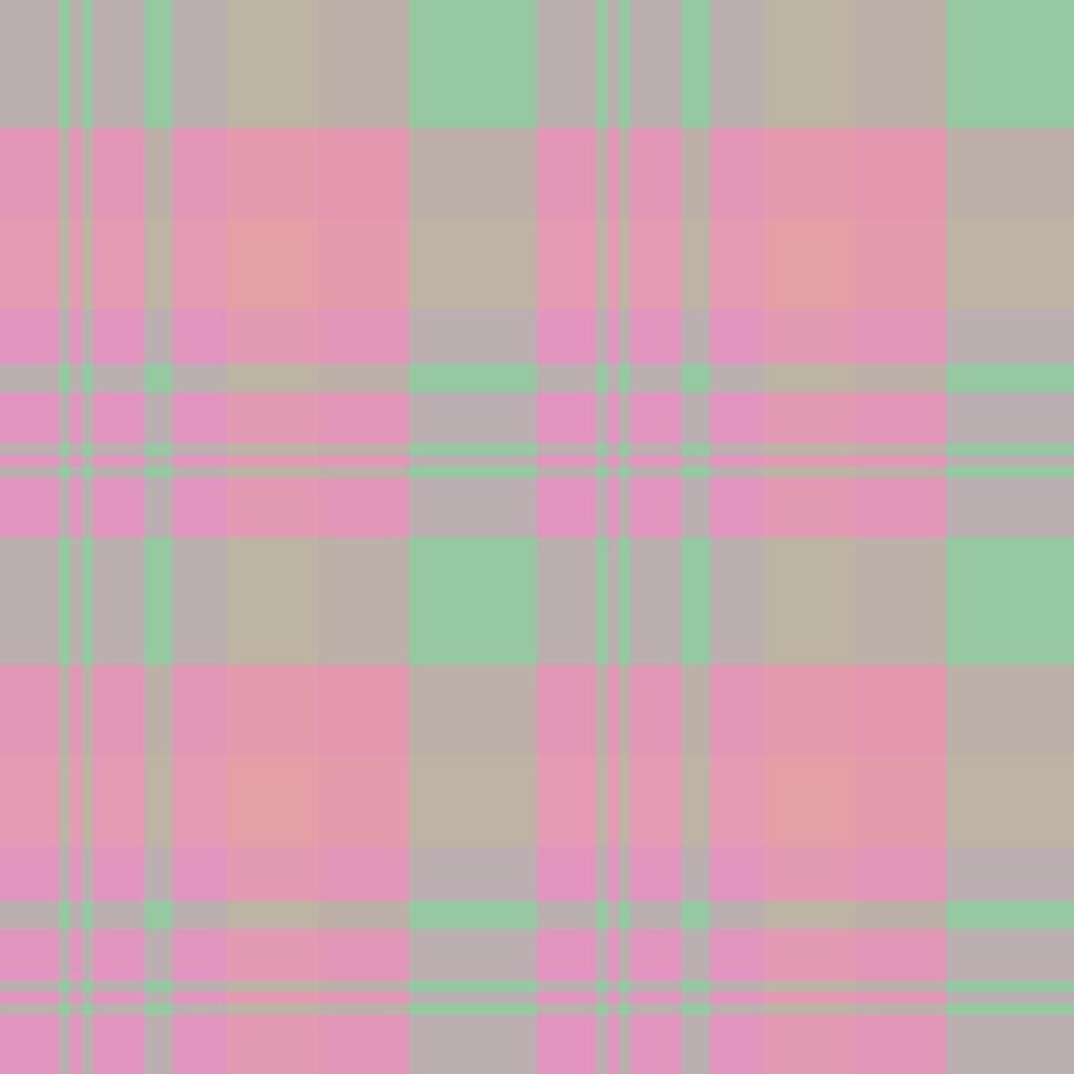 Seamless pattern in great cute pink and green colors for plaid, fabric, textile, clothes, tablecloth and other things. Vector image.