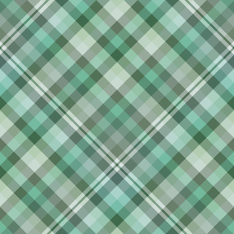 Seamless pattern in fine discreet light and dark green colors for plaid, fabric, textile, clothes, tablecloth and other things. Vector image. 2