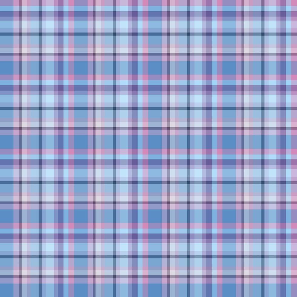 Seamless pattern in marvelous violet, pink and blue colors for plaid, fabric, textile, clothes, tablecloth and other things. Vector image.