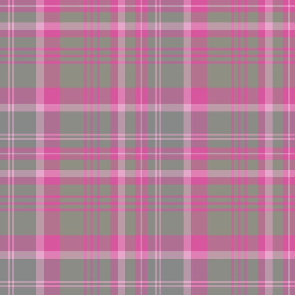 patrón impecable en colores rosa claro y oscuro y gris para tela escocesa, tela, textil, ropa, mantel y otras cosas. imagen vectorial vector
