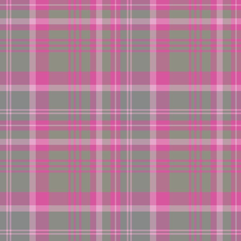 Seamless pattern in great light and dark pink and gray colors for plaid, fabric, textile, clothes, tablecloth and other things. Vector image.