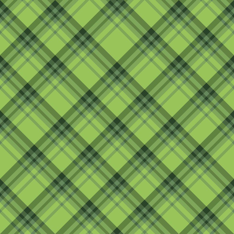 patrón impecable en magníficos colores verdes del bosque para tela escocesa, tela, textil, ropa, mantel y otras cosas. imagen vectorial vector