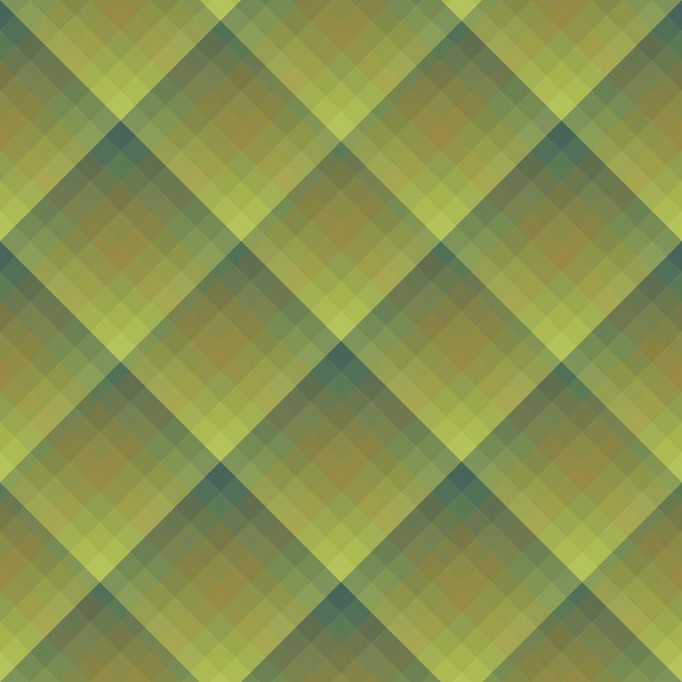 Seamless pattern in green squares in forest moss colors for plaid, fabric, textile, clothes, tablecloth and other things. Vector image. 2