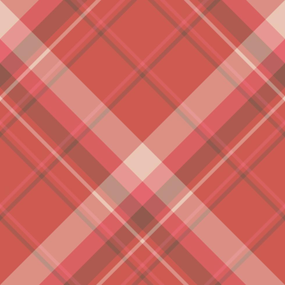 Seamless pattern in lovely light pink, brown and dark red colors for plaid, fabric, textile, clothes, tablecloth and other things. Vector image. 2