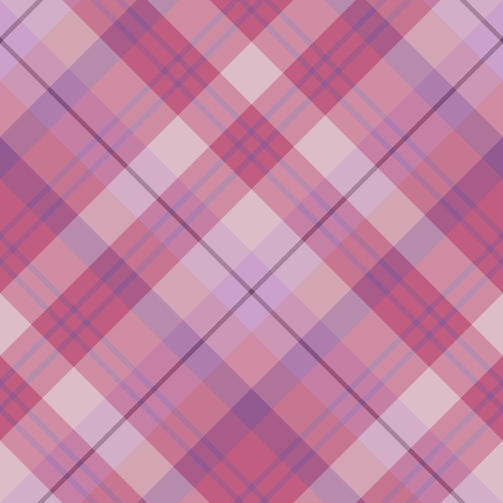 Seamless pattern in great pink and violet colors for plaid, fabric, textile, clothes, tablecloth and other things. Vector image. 2