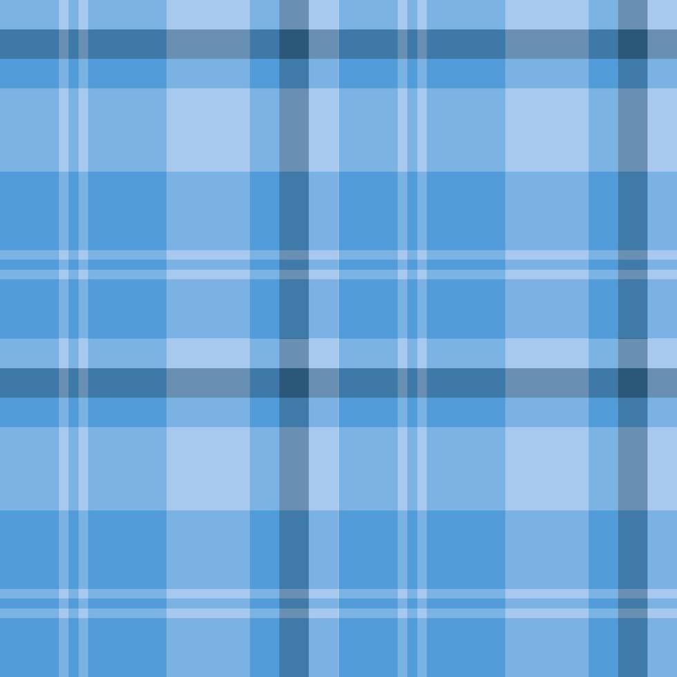 patrón impecable en finos colores azules positivos para tela escocesa, tela, textil, ropa, mantel y otras cosas. imagen vectorial vector