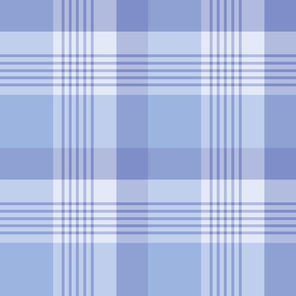 Seamless pattern in great discreet light blue colors for plaid, fabric, textile, clothes, tablecloth and other things. Vector image.