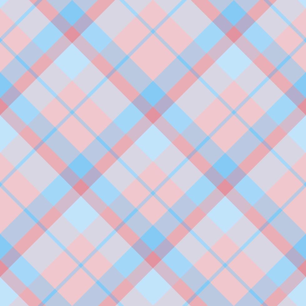 Seamless pattern in great beautiful pink and blue colors for plaid, fabric, textile, clothes, tablecloth and other things. Vector image. 2