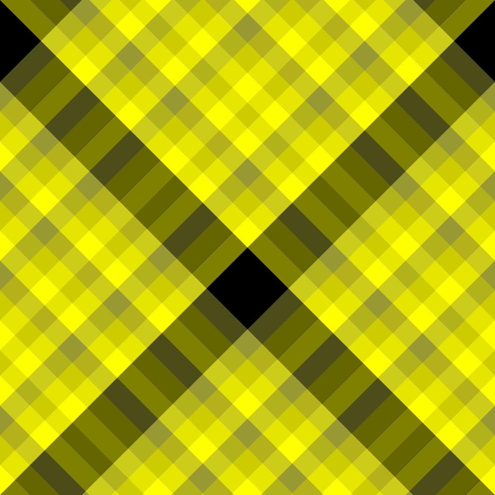 Seamless pattern in great festive bright yellow and black  colors for plaid, fabric, textile, clothes, tablecloth and other things. Vector image. 2