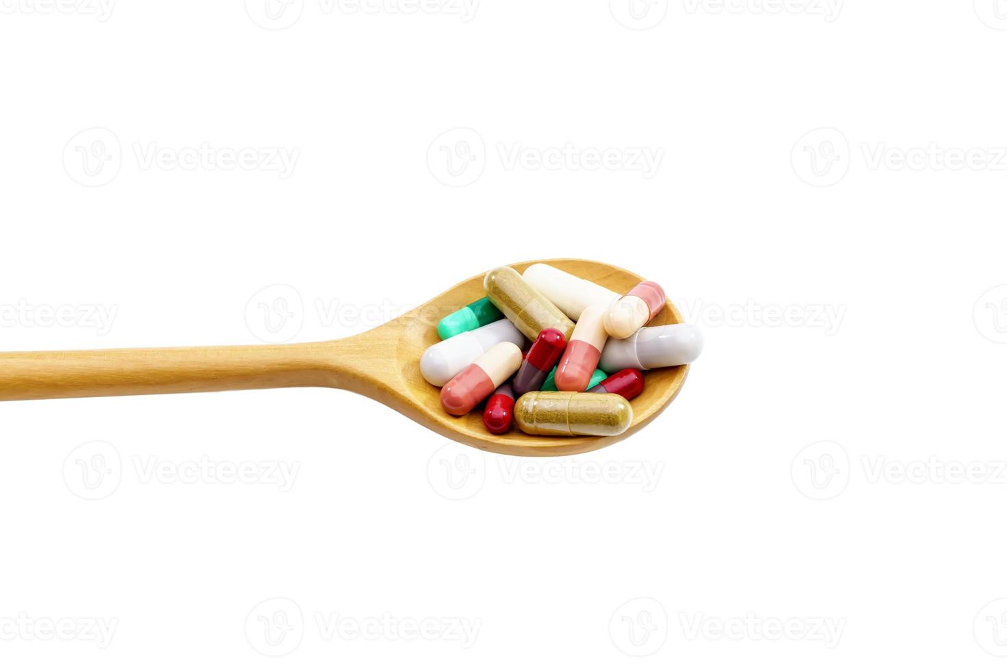 Many types of medications photo