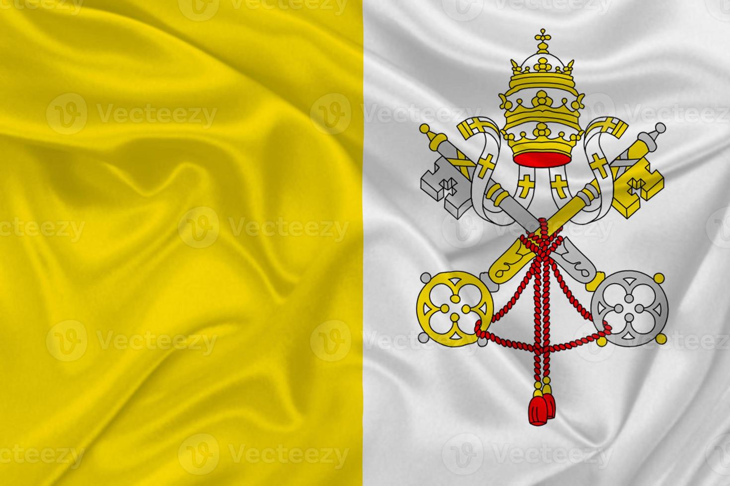 3D Flag of Vatican City on fabric 10618402 Stock Photo at Vecteezy