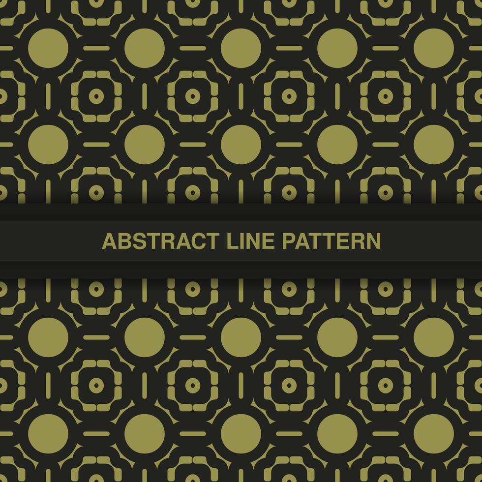 flat ornament line pattern design vector