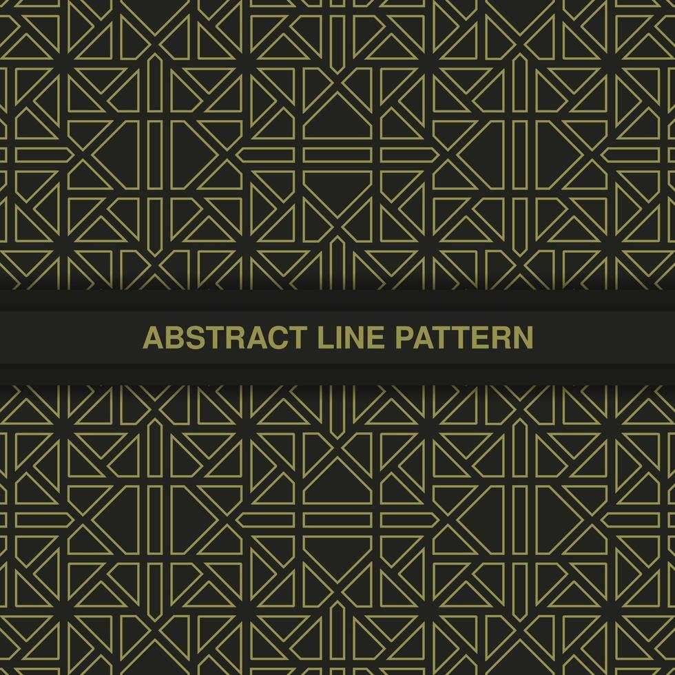 flat ornament line pattern design vector