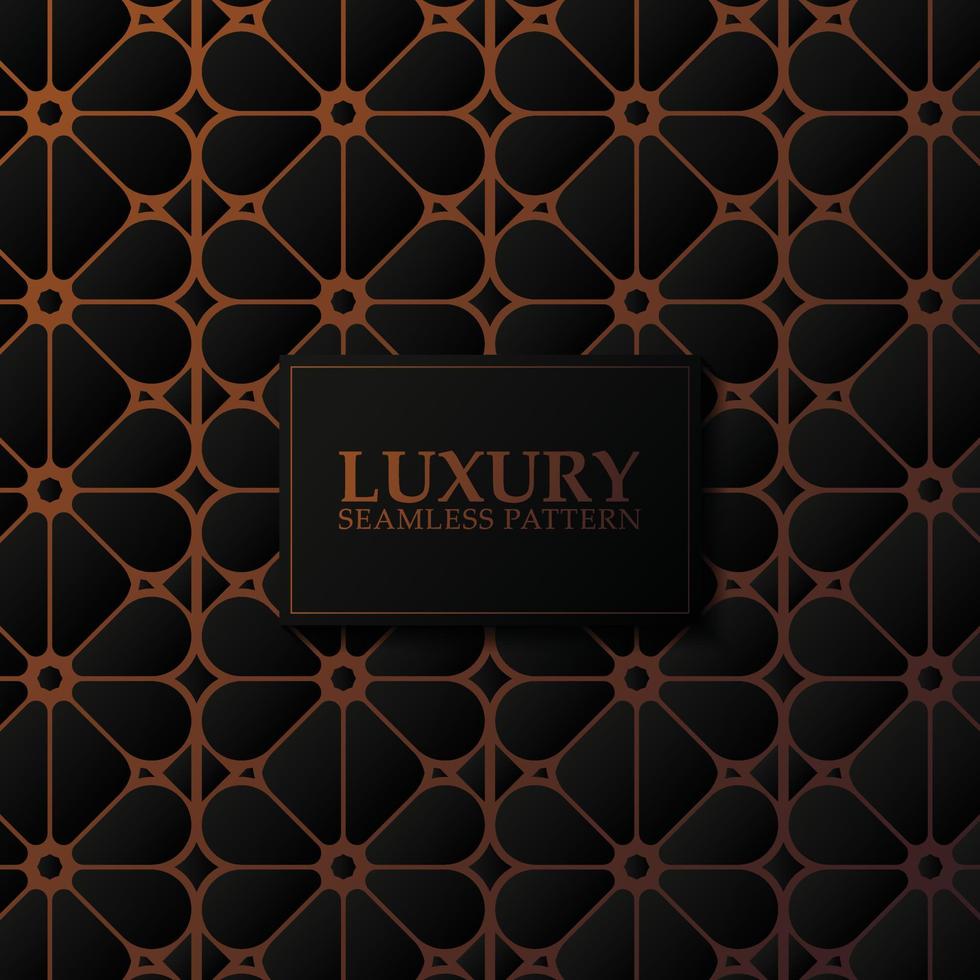 luxury dark seamless pattern background vector