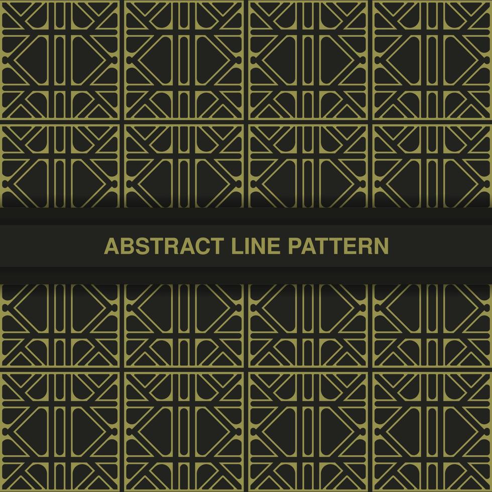 flat ornament line pattern design vector