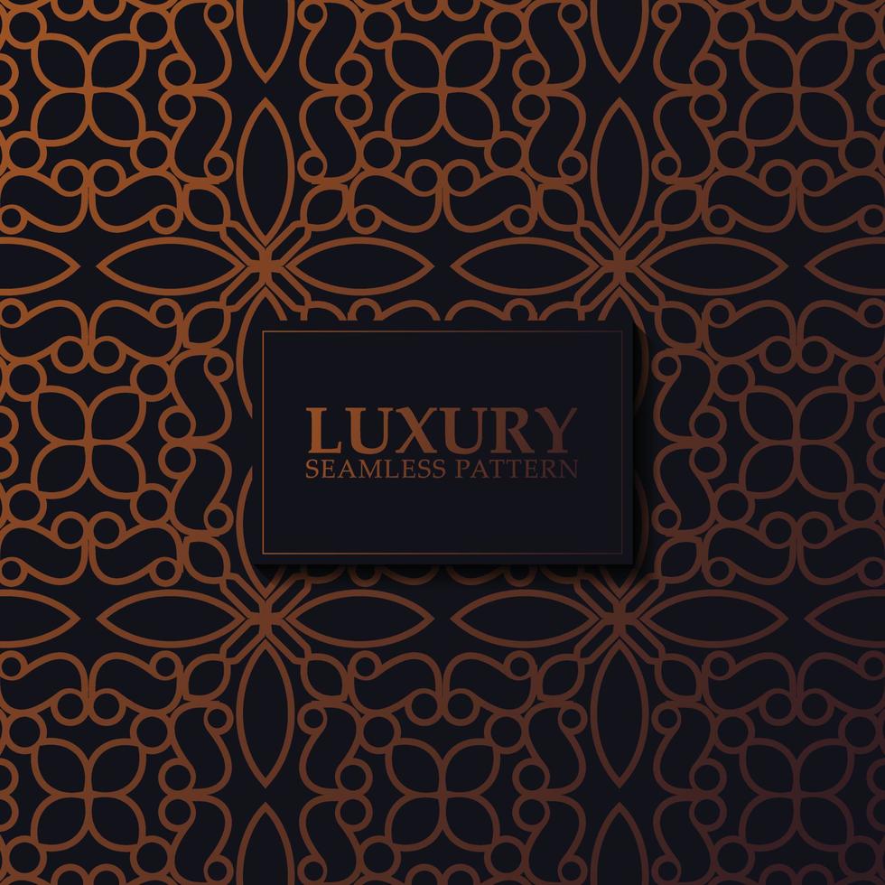 luxury dark seamless pattern background vector