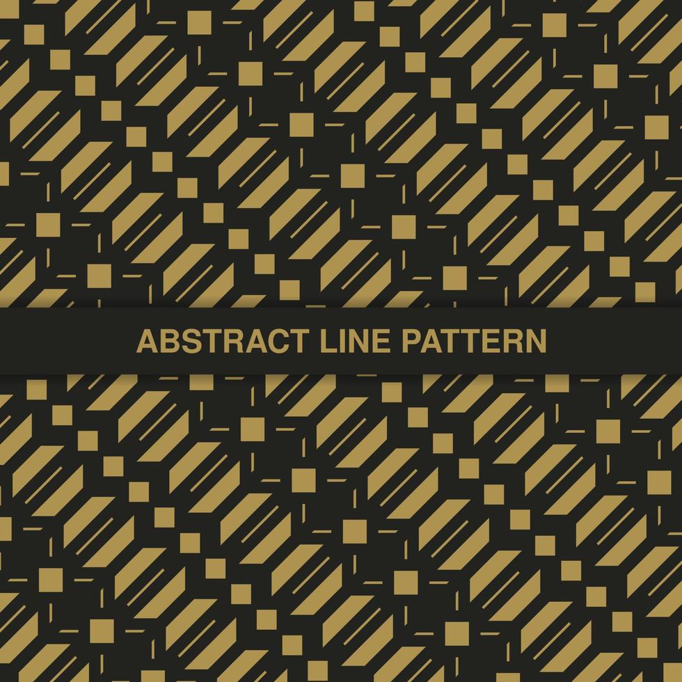 flat ornament line pattern design vector